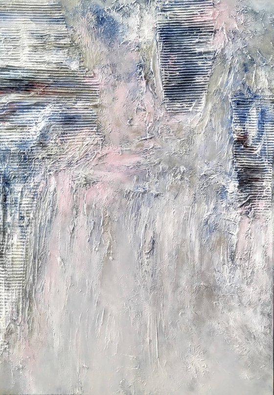 Innocence 70x100cm Abstract Textured Painting