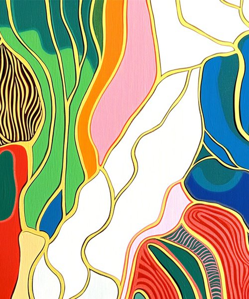 Jazz Style Flowers #5 by V+V Kniazievi