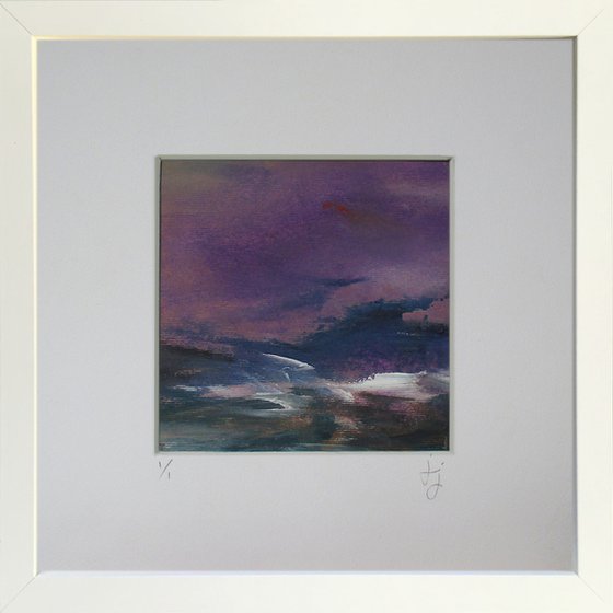 Composition 20 - Framed, abstract painting
