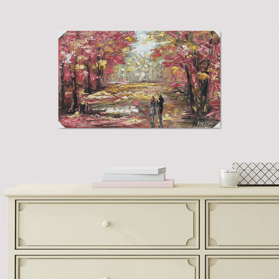 A Walk Among Falling Leaves
