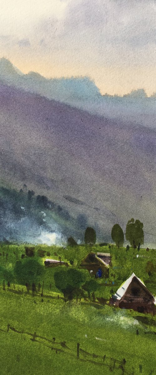 Sketch in the Carpathians by Andrii Kovalyk
