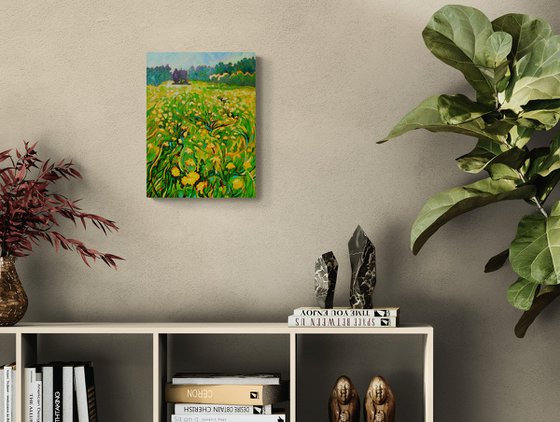 Dandelion Spring Landscape