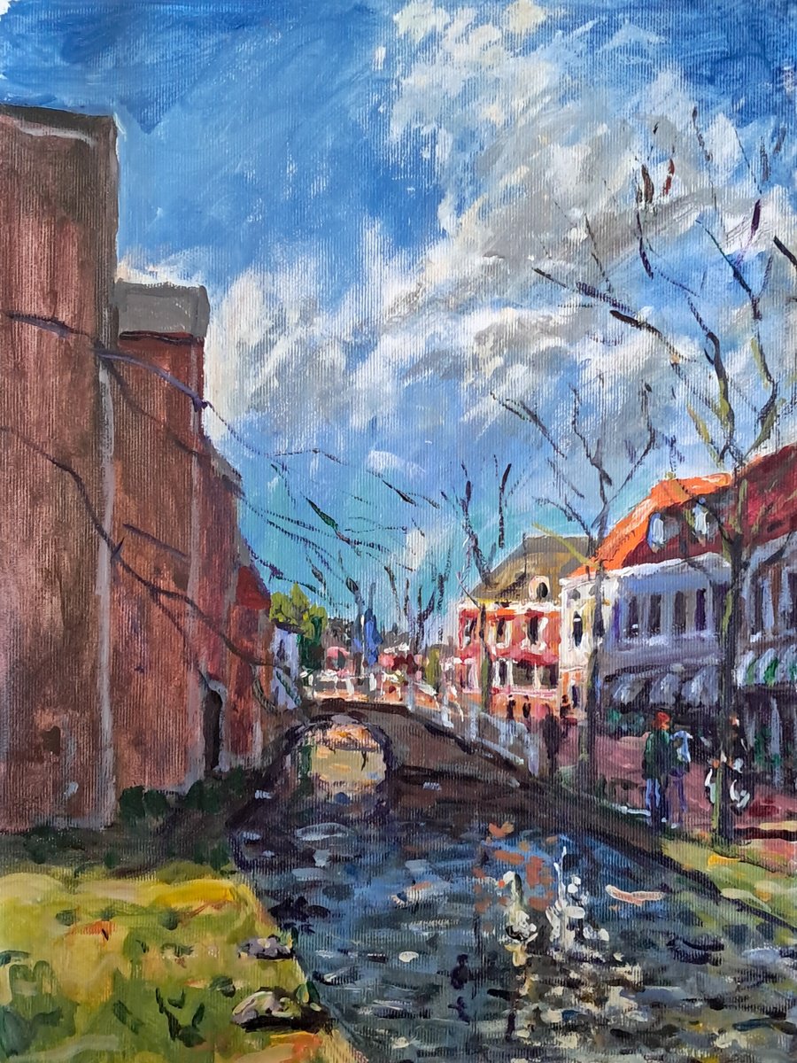  City Of Vermeer By Dimitris Voyiazoglou, 17 X 20, Artwork For Sale On Artfinder