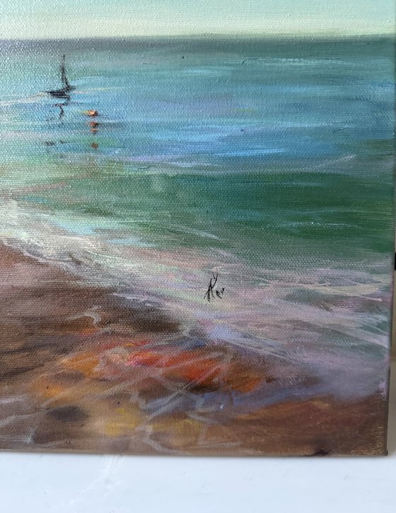 Morning calm by the Sea