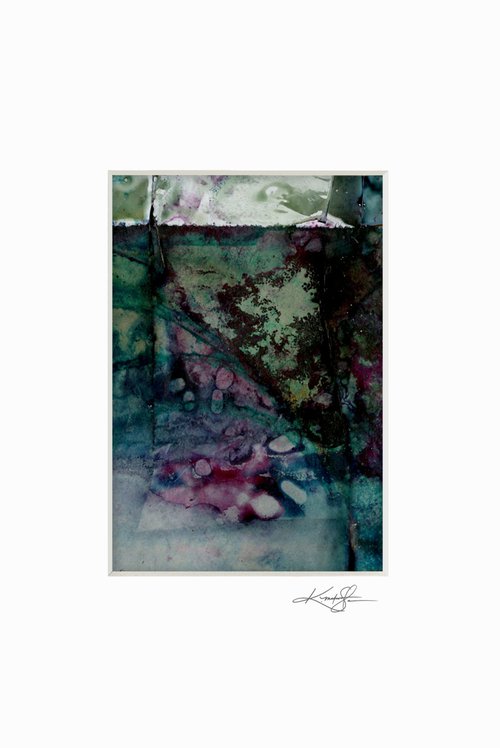 Abstraction 319 - Small abstract painting by Kathy Morton Stanion by Kathy Morton Stanion