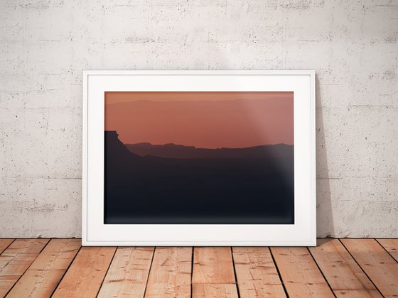 Sunrise over Ramon crater #8 | Limited Edition Fine Art Print 1 of 10 | 90 x 60 cm