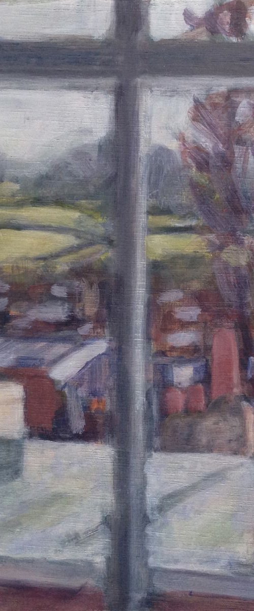 126a Fore Street - from the bedroom window by Hugo Lines