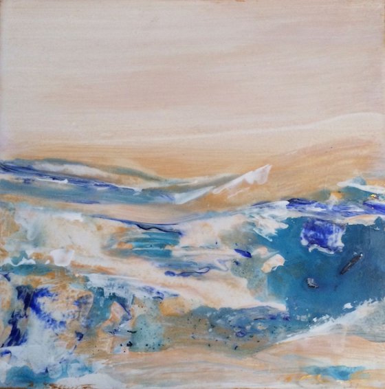 "Thinking of Cornwall I Like a Dream" - Abstract Seascape