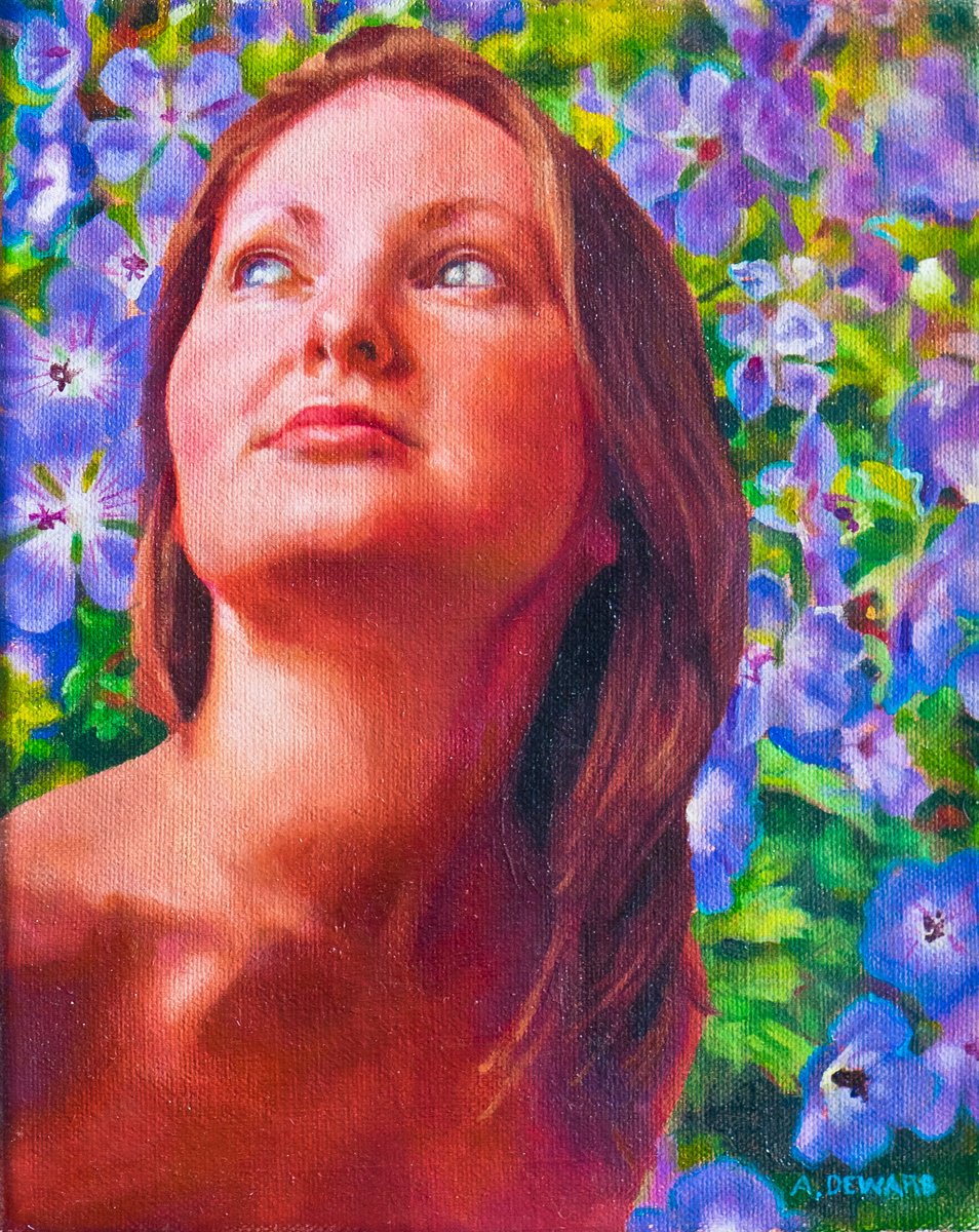 Photorealistic Oil Painting , Bloom By Alex Dewars, 8 X 10, Artwork For Sale On Artfinder