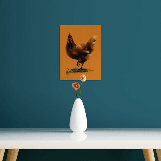 Posing Hen