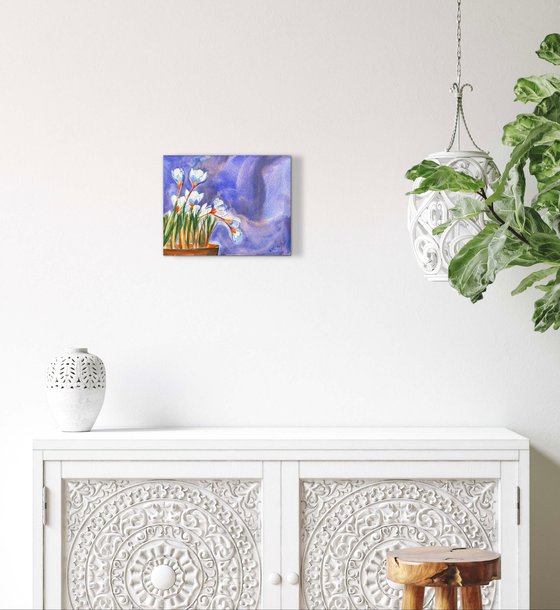 Aqua: Crocuses Before Spring