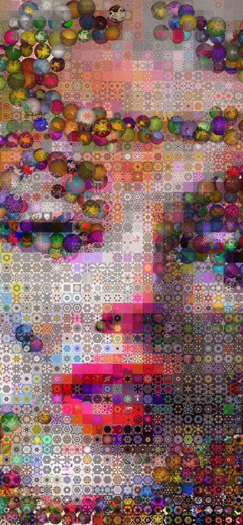 Marilyn Monroe Pop Galaxy by John Lijo Bluefish