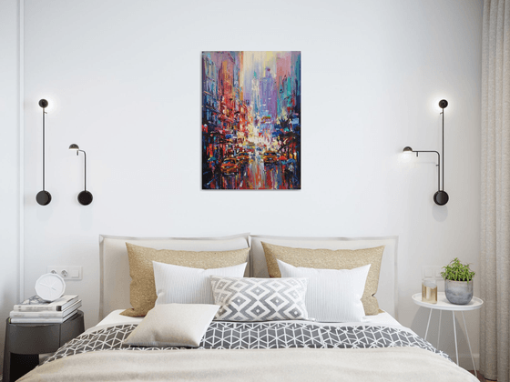 Abstract cityscape (New York)