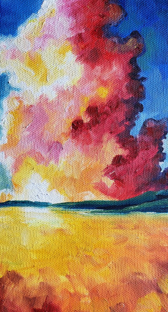 "Fire Within" - Landscape - Clouds