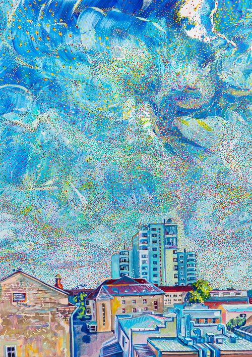 The sky looked like this today. by Eva Akopian