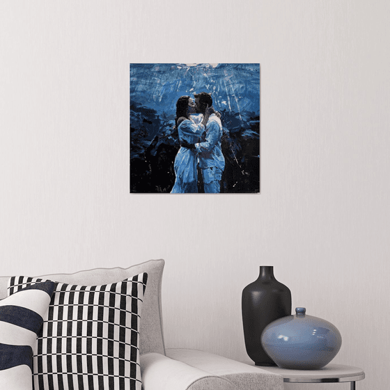 Kiss in Blue