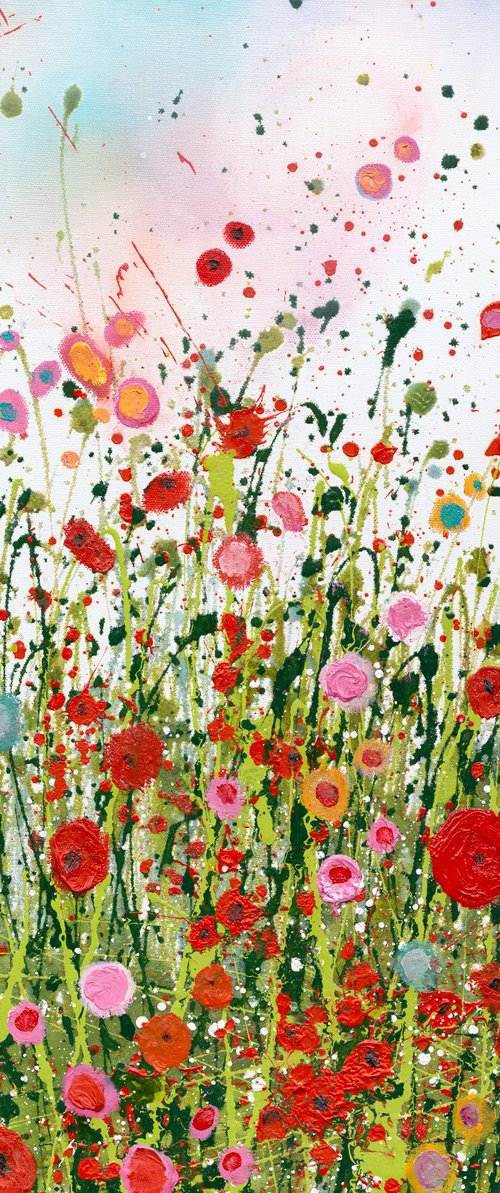 All of the Poppies of My Heart Dance Here by Yvonne  Coomber