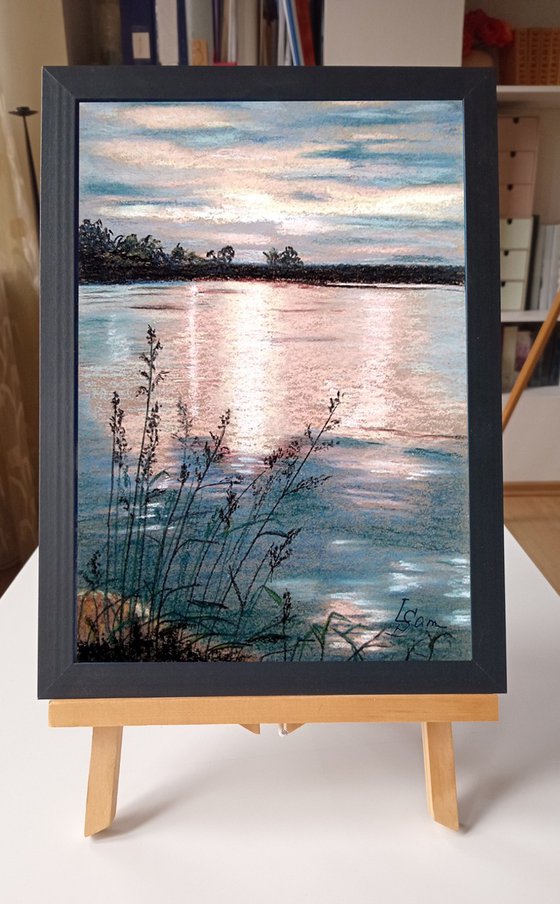 Evening Glow on the Lake