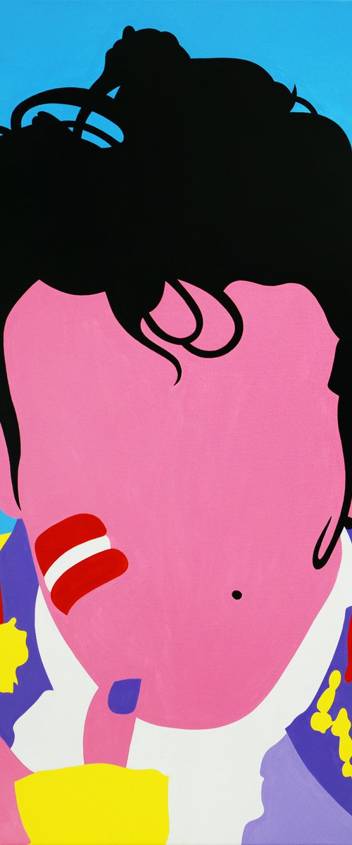 Faceless Portrait - Adam Ant (Adam and the Ants) by Pop Art Australia