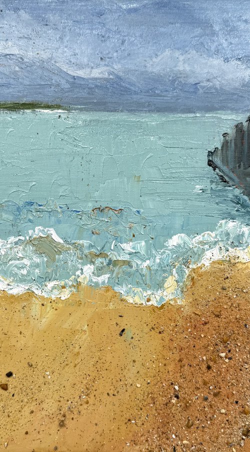 Groynes near the Oyster Farm Spring 2026 by Ann Palmer