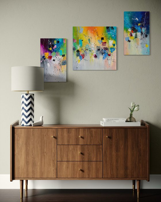 Good day sunshine (triptych)
