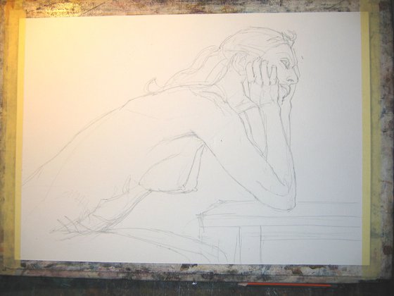 nude ( side view )