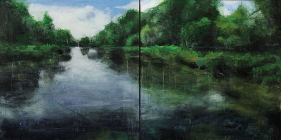 Riverview (Diptych)