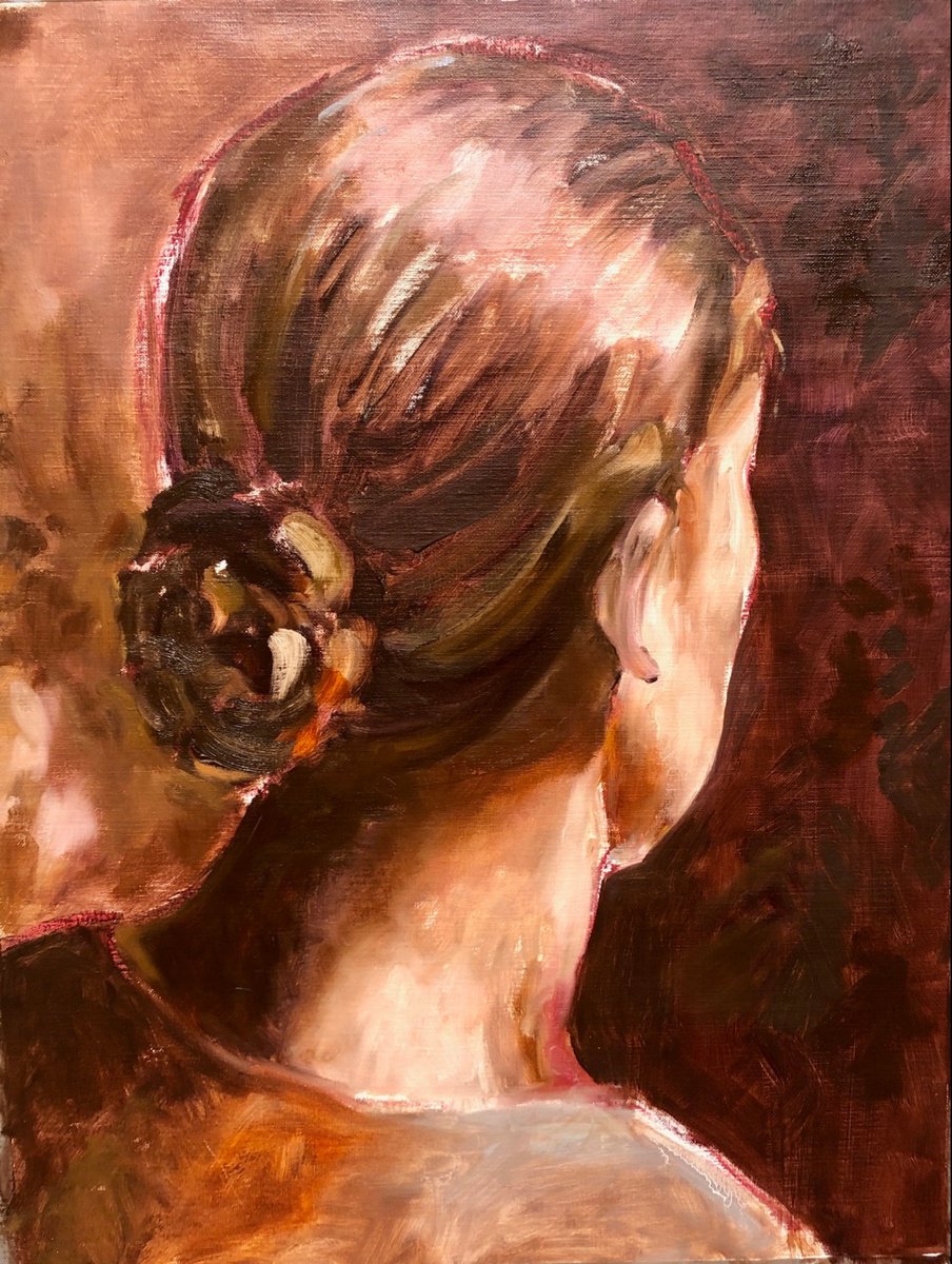 Look into the Darkness - faceless portrait, portraiture, woman portrait, girl, darkness by Alexandra Jagoda (Ovcharenko)