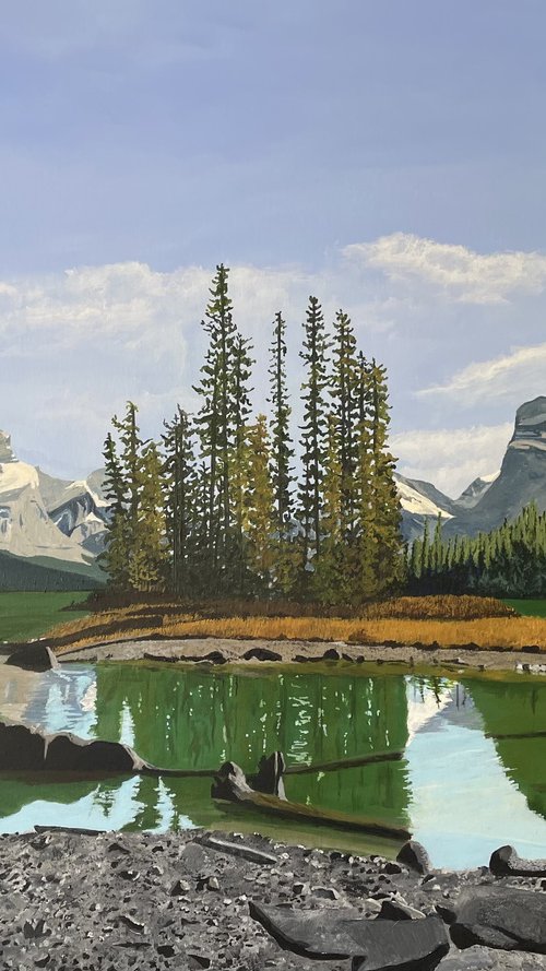 Spirit Island, Maligne Lake by Anne Shaughnessy