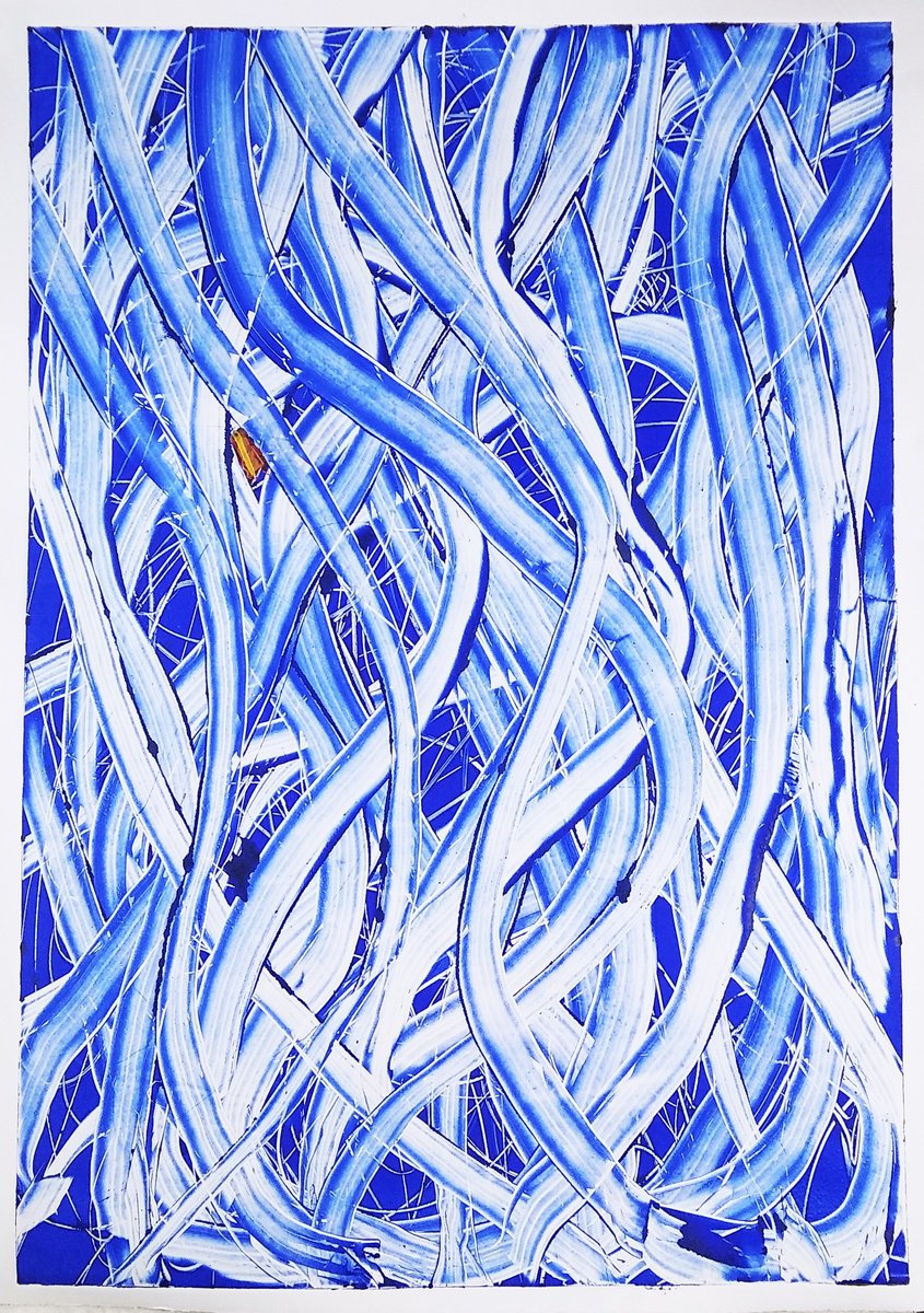 Everblue Two By Michael E. Voss, 22 X 32, Artwork For Sale On Artfinder