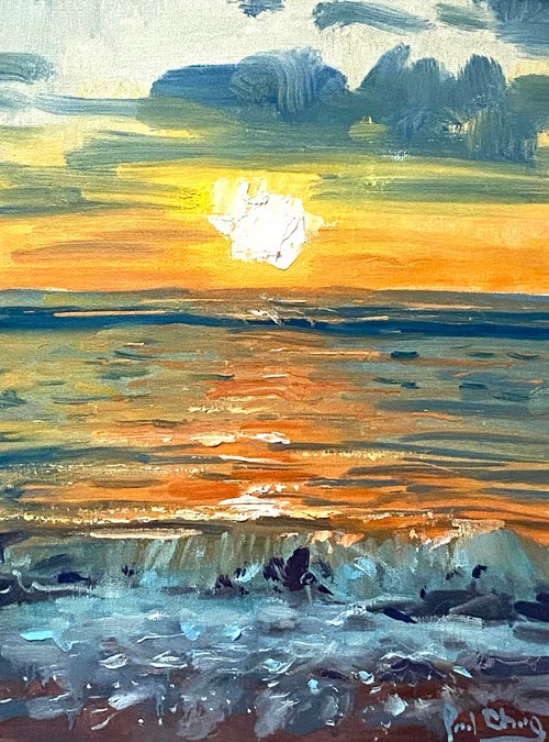 Ocean Sunset No.15 by Paul Cheng