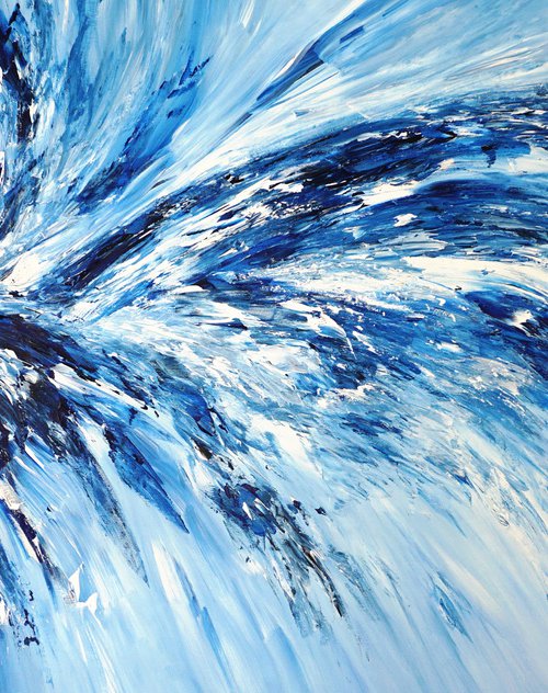 Blue Impression XXL 1 by Peter Nottrott