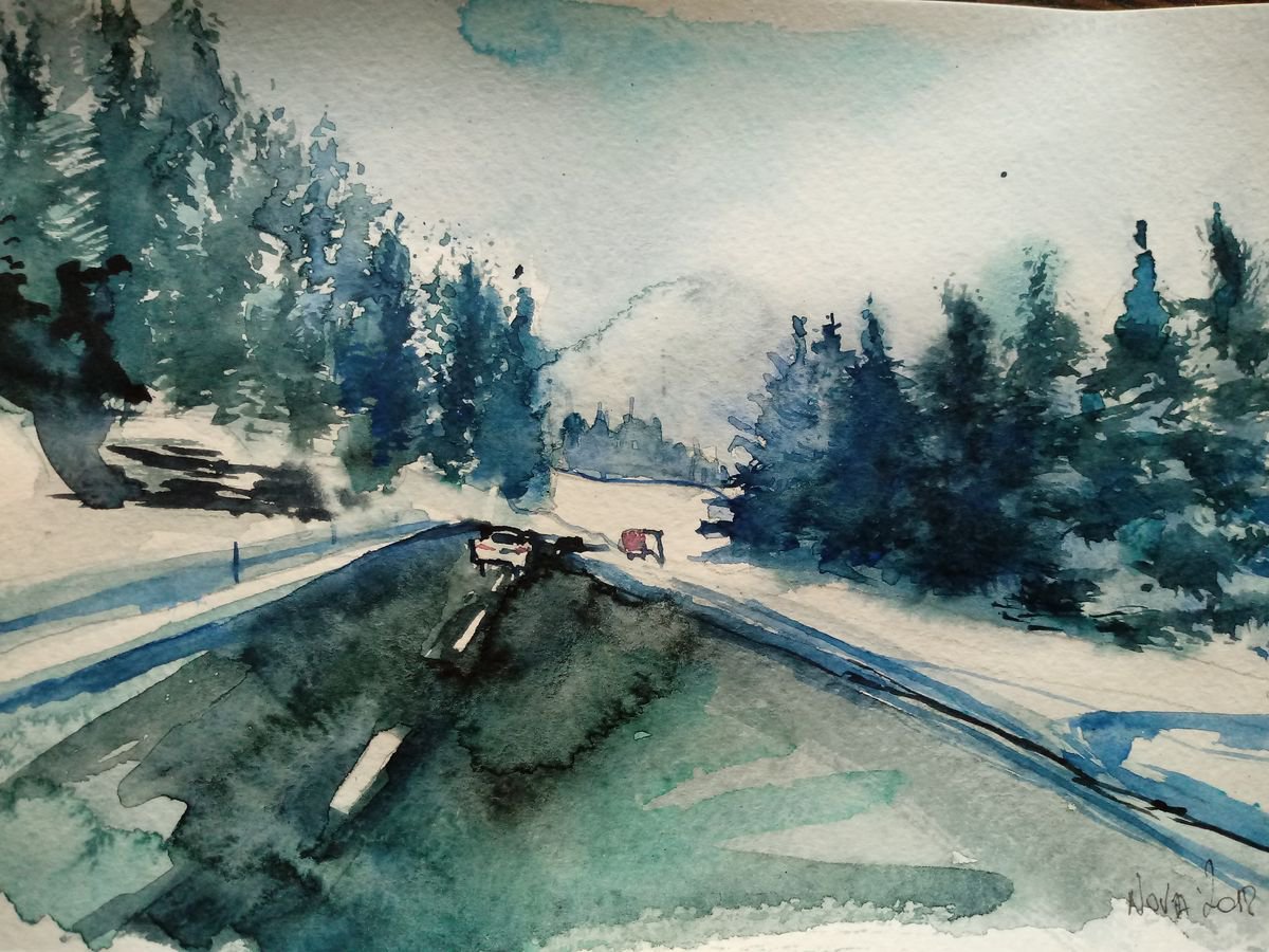 Roads of Switzerland I by Jelena Nova