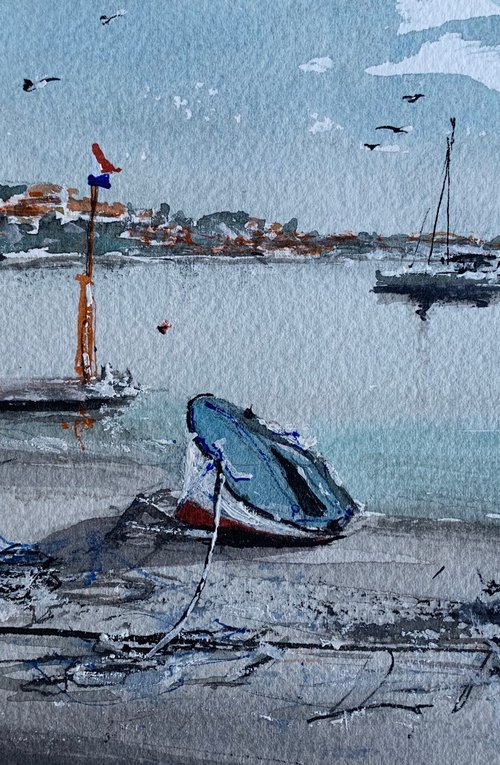 Old boat on the shore by Tihomir Cirkvencic