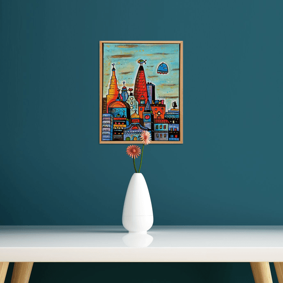 Cartoon Vibrant London