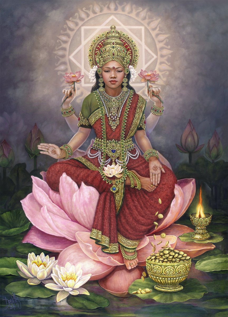 Maha Lakshmi by Dora Alis Mera Velasco