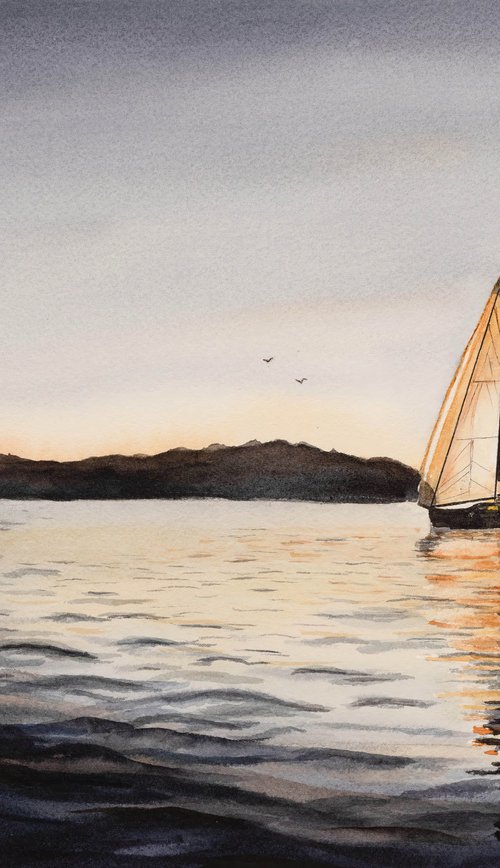 Sunset Trip by Irina Kurganskaya