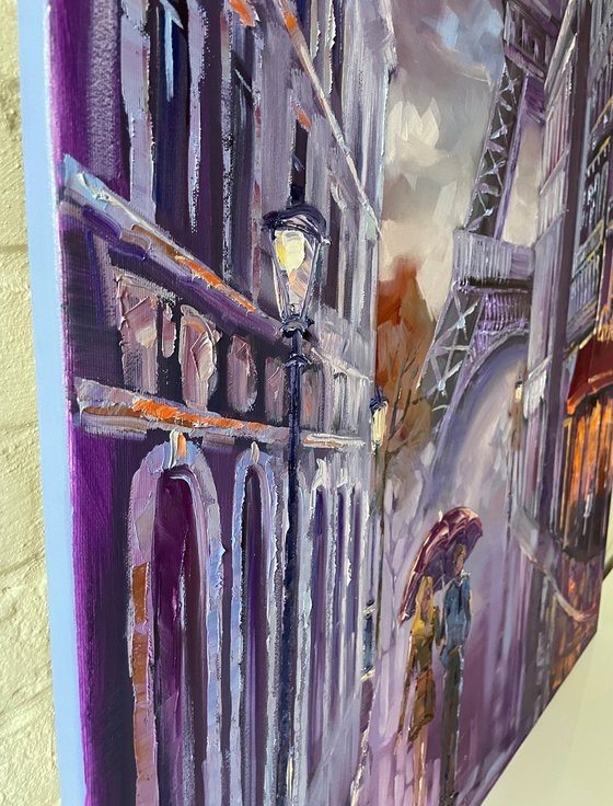 Walking in Paris (90x90cm)