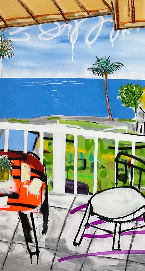 Dream Town 140 X 180 CM / 55,11 X 70,86 INCH by V. Lishko