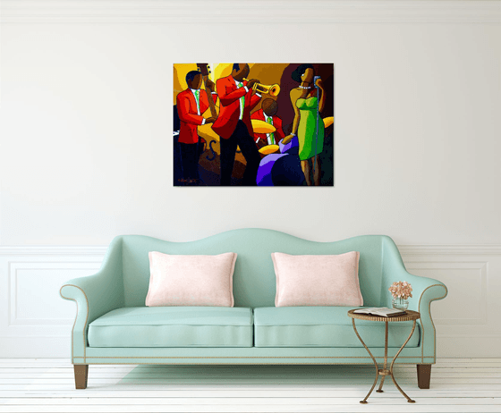 Jazz red green