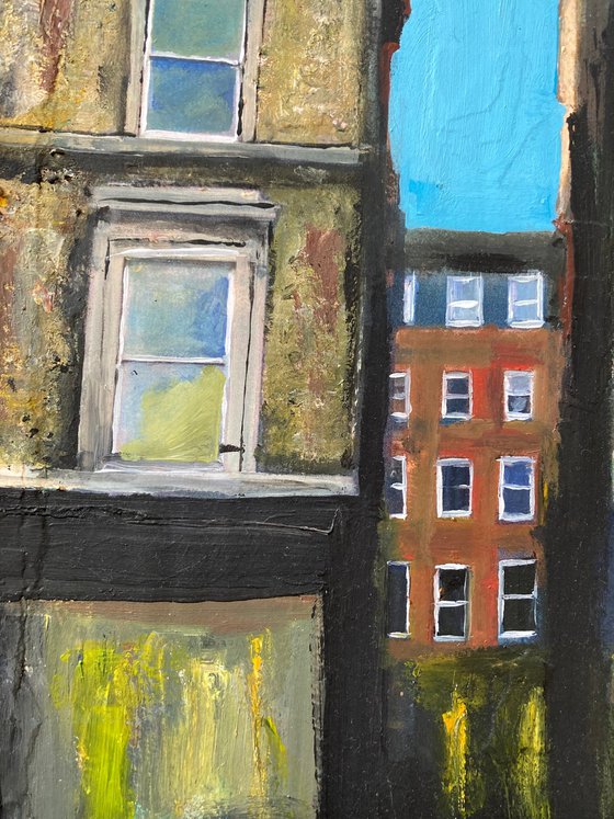 One End of Tisbury Court, Soho, London