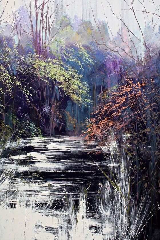 Ironbridge Gorge II (Large Landscape Painting)