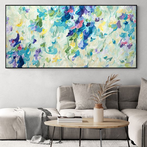 Picking Flowers - Large Abstract