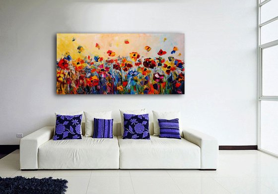 Flowers Oil Painting,sale only today.
