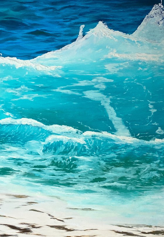 Restless Ocean, 90 х 120 cm, oil on canvas
