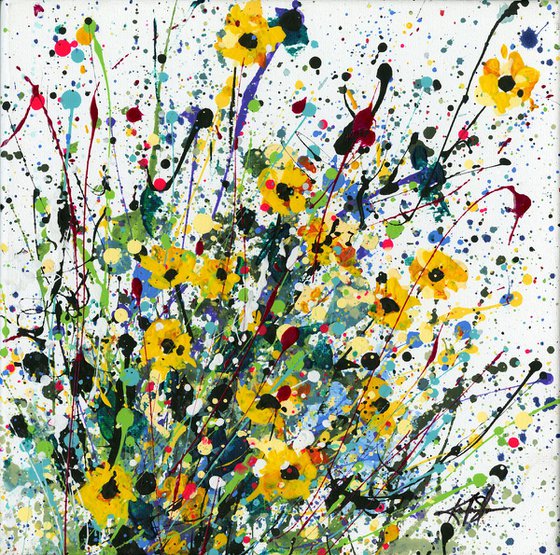 Summer Blooms - Floral art by Kathy Morton Stanion