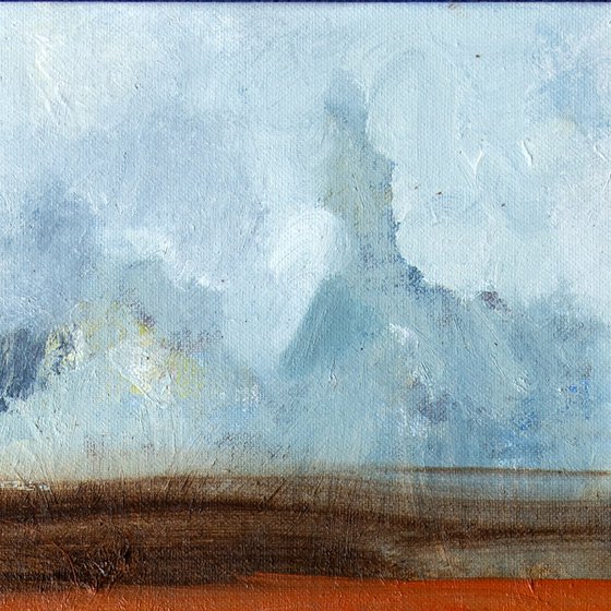 Mountain Field; Orange
