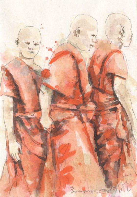 3 monks