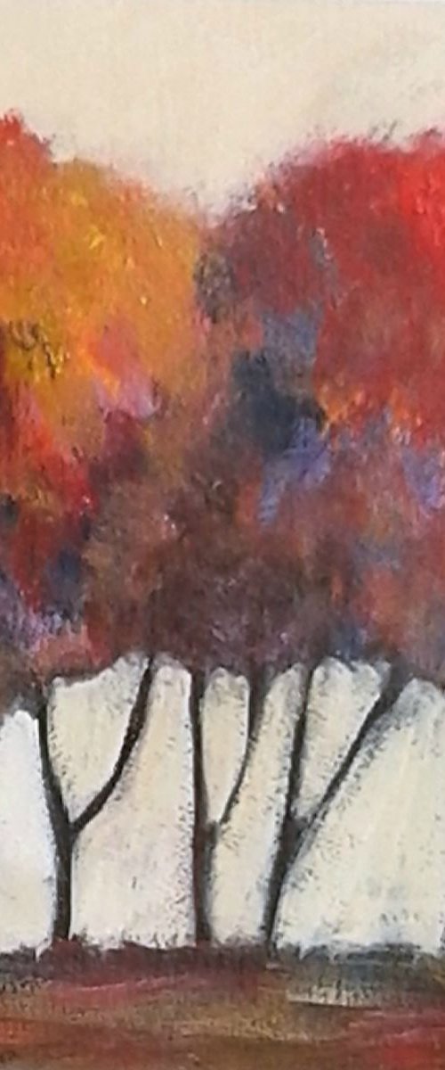 Autumn Trees by Jan Rippingham