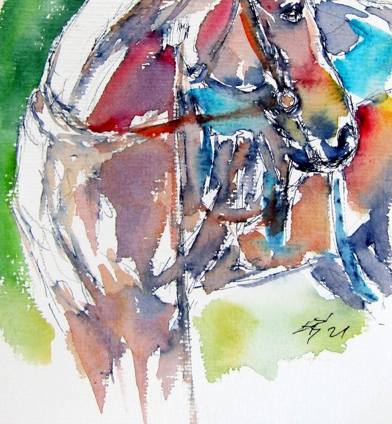 Waiting for a rider